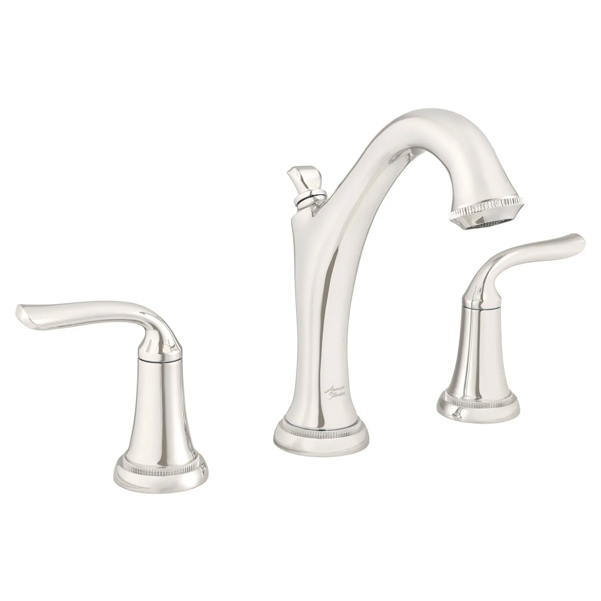 Patience® 8-Inch Widespread 2-Handle Bathroom Faucet 1.2 gpm/4.5 L/min With Lever Handles // POLISHED NICKEL // 59170_7106801013_1_0_CDNwebp.webp