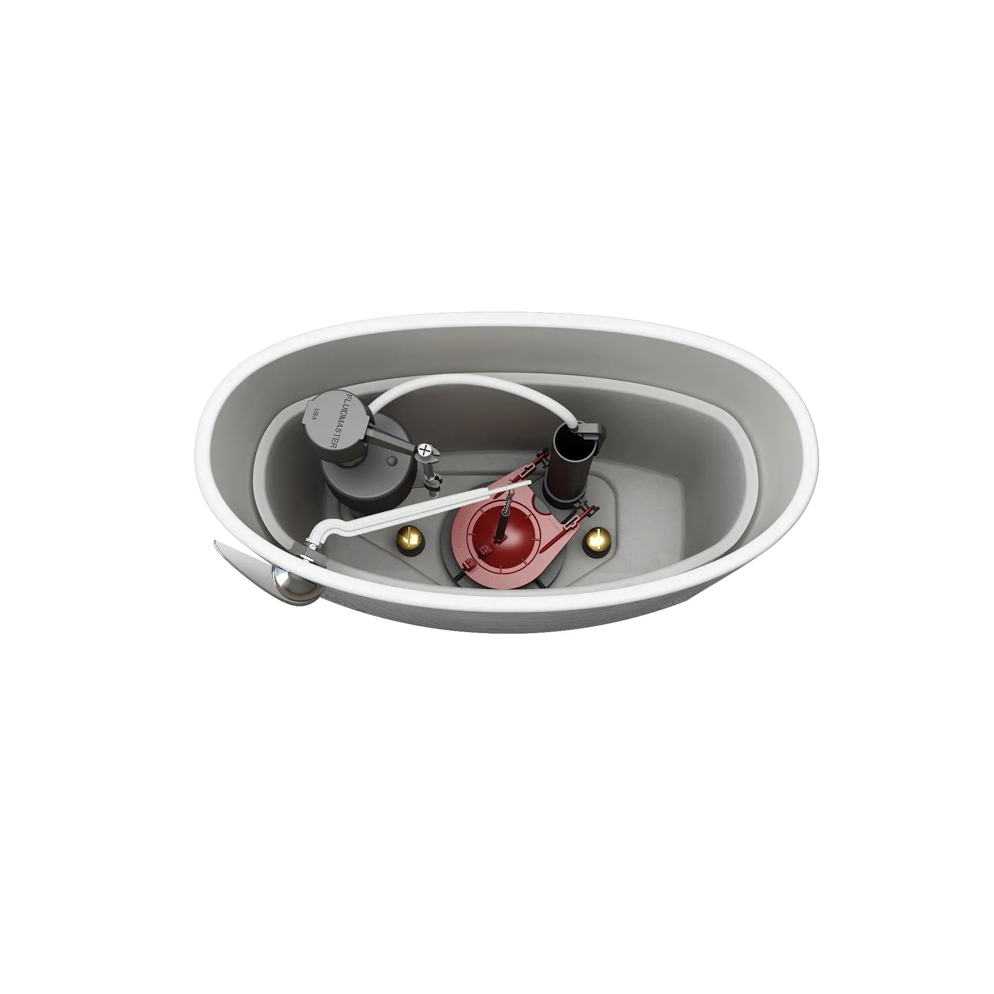 Encompass 1.6 GPF/6.0 LPF Left Trip Lever Chair Height Elongated-Front Aquaguard Liner Toilet with Seat // WHITE // 59241_716AA051020_0_CDNwebp.webp