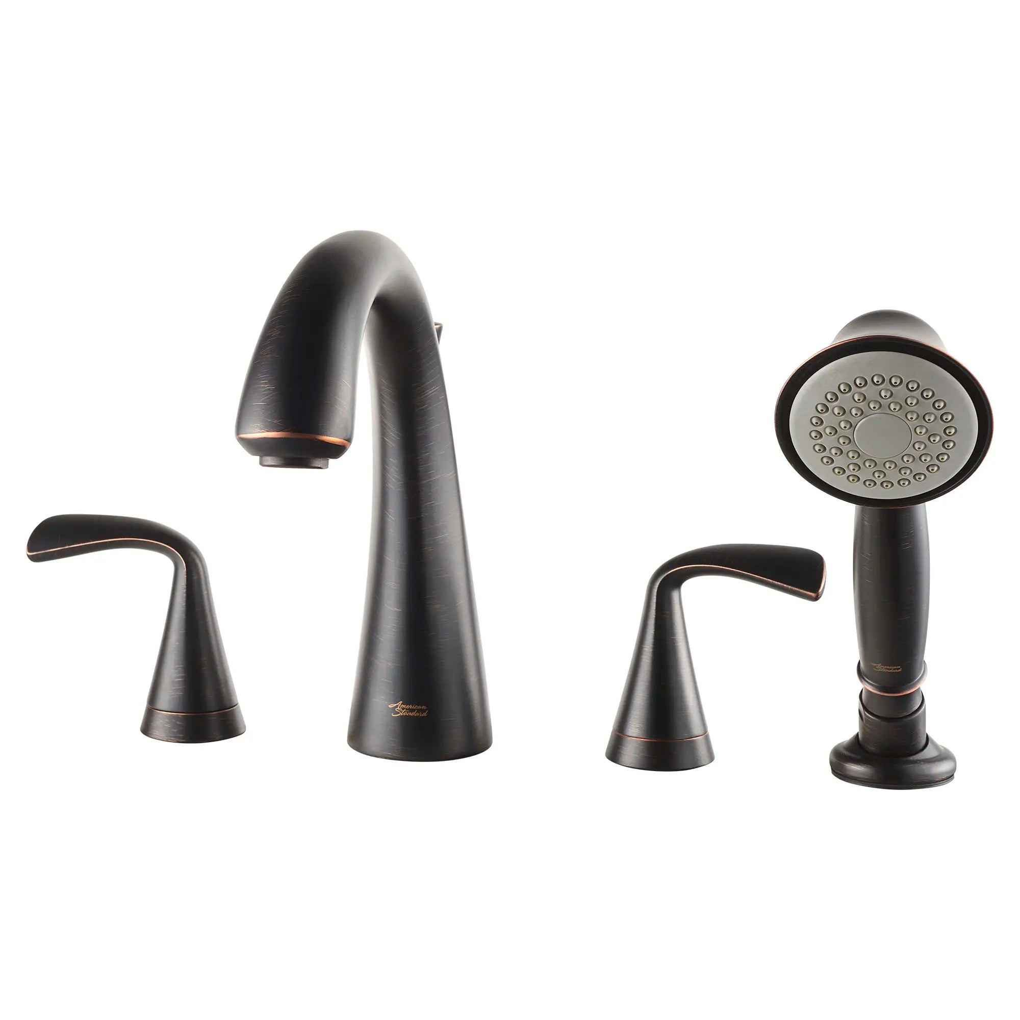 Fluent Bathtub Faucet with Personal Shower for Flash Rough-in Valve with Lever Handles // LEGACY BRONZE // 59340_7186901278_1_0_CDNwebp.webp
