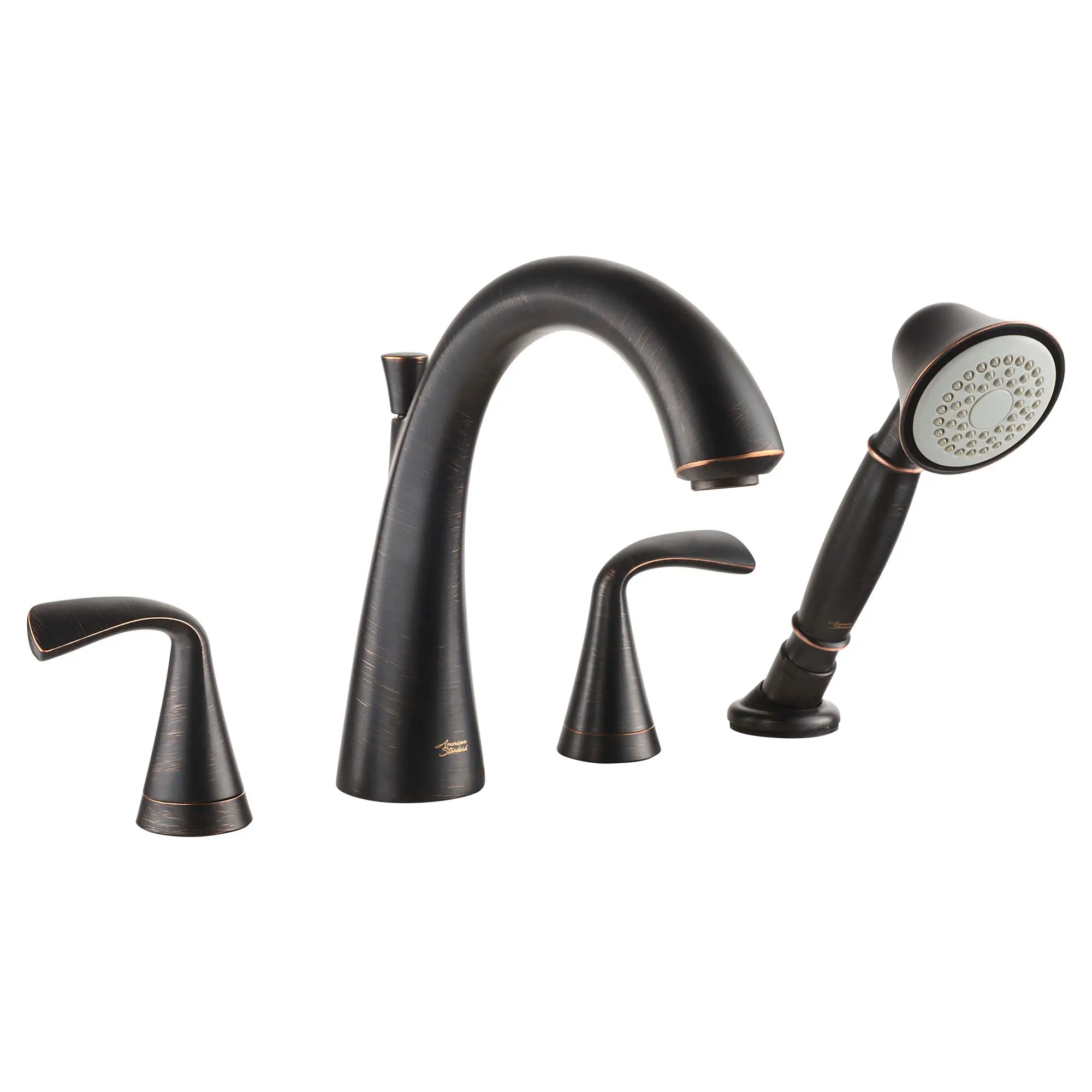 Fluent Bathtub Faucet with Personal Shower for Flash Rough-in Valve with Lever Handles // LEGACY BRONZE // 59341_7186901278_2_0_CDNwebp.webp