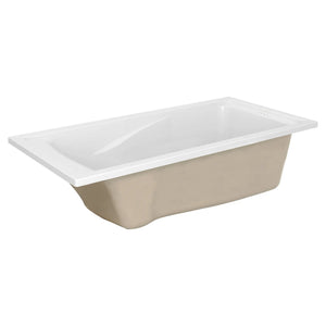 [7236V002.020] Evolution® 72 x 36-Inch Deep Soak® Drop-In Bathtub - Arctic