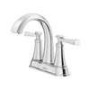 [7417201.002] Rumson® 4-Inch Centerset 2-Handle Bathroom Faucet 1.2 gpm/4.5 L/min With Lever Handles - Brushed Nickel