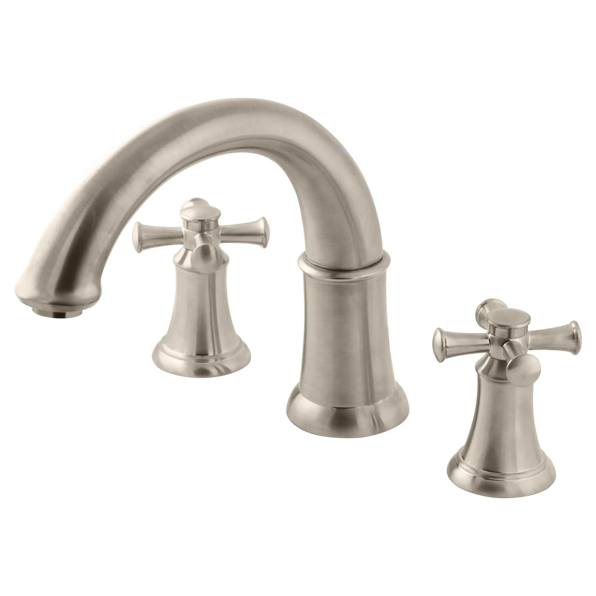 Portsmouth Bathtub Faucet with Personal Shower for Flash Rough-in Valve with Cross Handles // BRUSHED NICKEL // 60457_7420921295_1_0_CDNwebp.webp