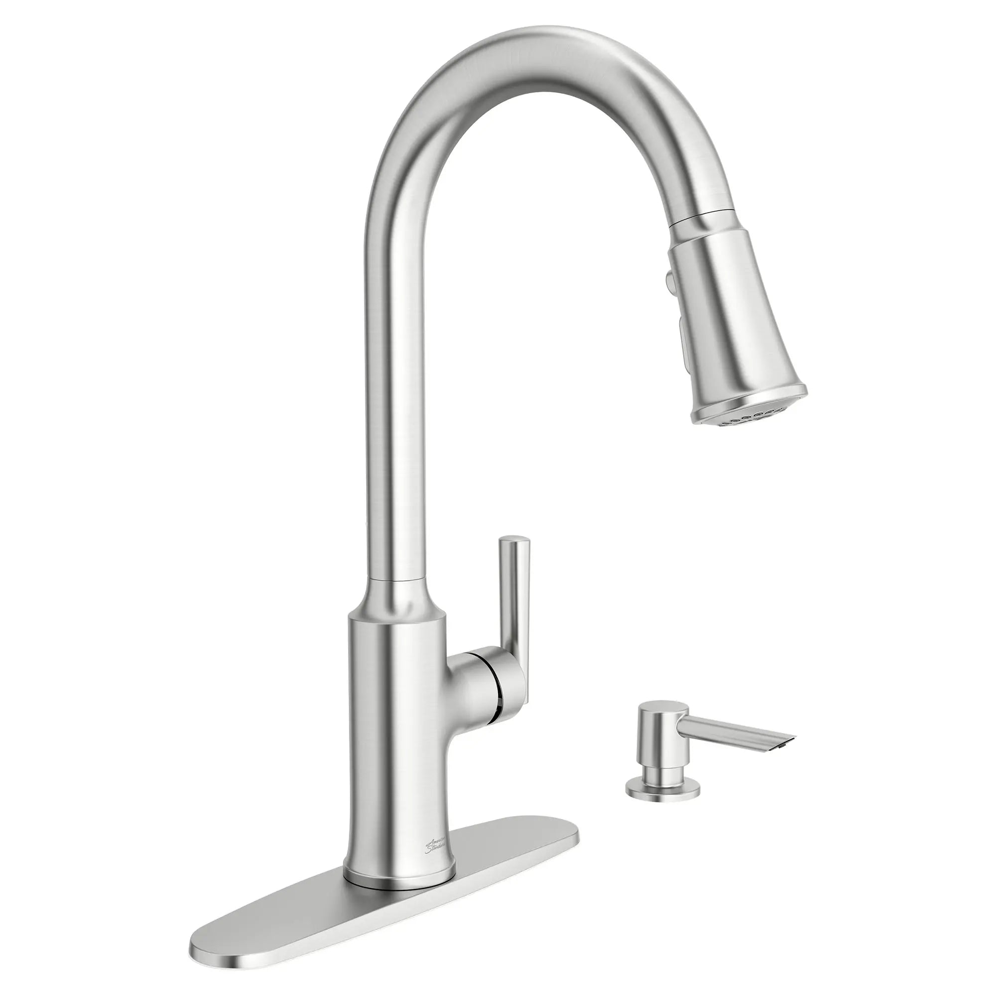 Raviv® Single-Handle Pull-Down Kitchen Faucet // STAINLESS STEEL // 60467_7421300.075_1_0_CDNwebp_08f0639e-6093-4edc-a567-dddb8212729d.webp