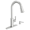 [7421300.075] Raviv® Single-Handle Pull-Down Kitchen Faucet - Stainless Steel