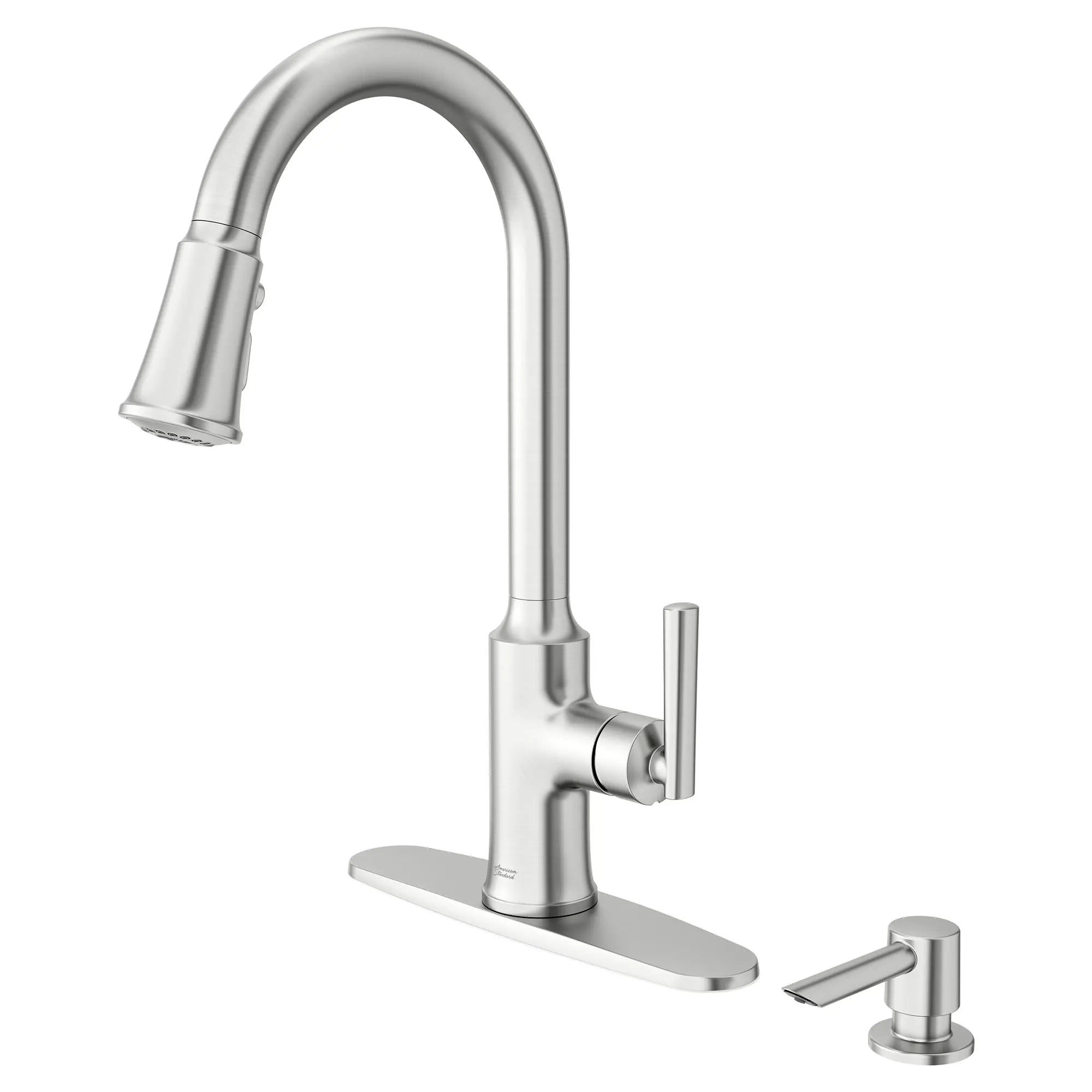 Raviv® Single-Handle Pull-Down Kitchen Faucet // STAINLESS STEEL // 60469_7421300.075_2_0_CDNwebp_30a98561-0c9f-4ca0-873f-23b9980ce3c0.webp