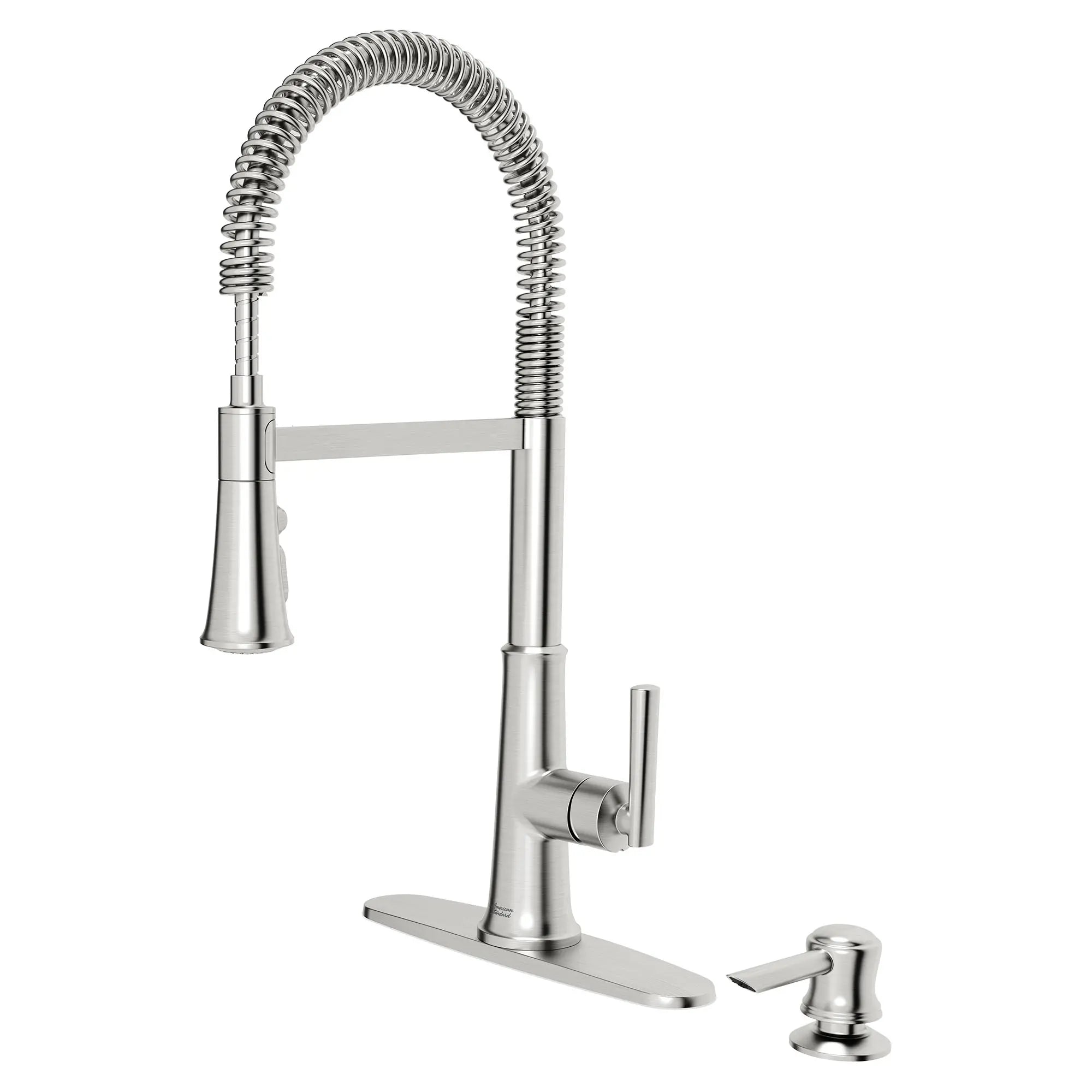 Gladden Semi-Pro Dual Spray Kitchen Faucet with Deck Plate and Soap Dispenser // STAINLESS STEEL // 60485_7424351.075_2_0_CDNwebp.webp