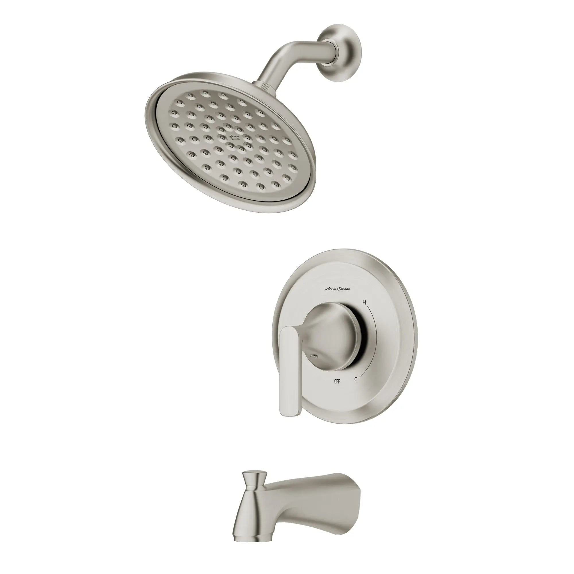 Corsham 1.8 gpm/6.8 L/min Tub and Shower Trim Kit With Water-Saving Showerhead, Double Ceramic Pressure Balance Cartridge With Lever Handle // BRUSHED NICKEL // 61199_7428508.295_2_0_CDNwebp.webp