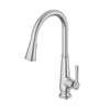 [7438301.075] Palestra Single-Handle Pull-Down Dual Spray Kitchen Faucet 1.8 GPM/6.8 L/min - Stainless Steel