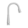 [7438301.075] Palestra Single-Handle Pull-Down Dual Spray Kitchen Faucet 1.8 GPM/6.8 L/min - Stainless Steel