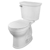 [747BA107SC.020] Champion Two-Piece 1.28 gpf/4.8 Lpf Chair Height Round Front Toilet with Seat - White