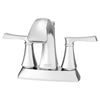 [7506201.002] Kaleta 4-In. Centerset 2-Handle Bathroom Faucet 1.5 GPM with Lever Handles - Polished Chrome