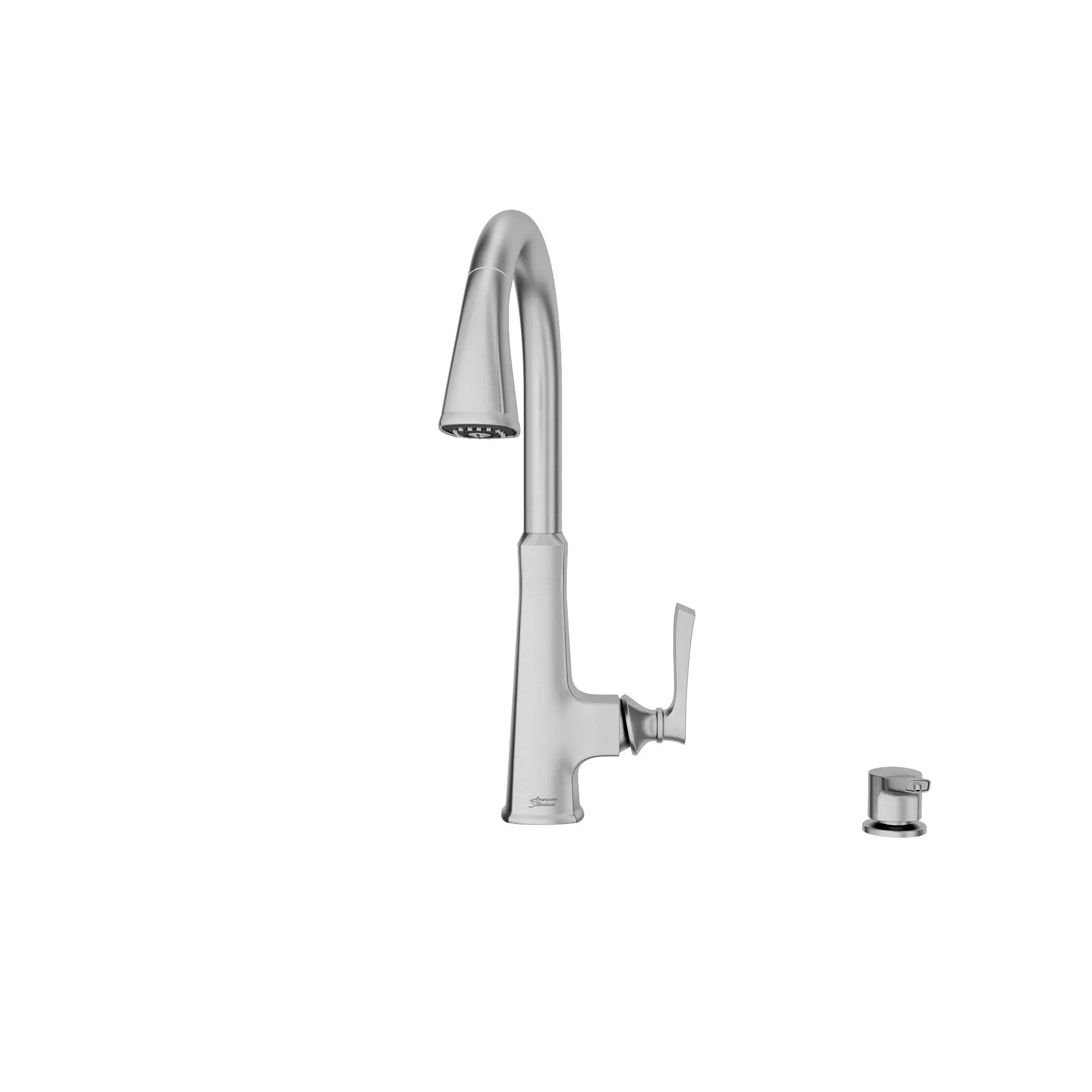 American Standard Kaleta High-Spout Pull-Down Kitchen Faucet with Soap Dispenser // STAINLESS STEEL // 62079_7506300075_0_CDNwebp.webp