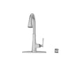 [7506300.075] American Standard Kaleta High-Spout Pull-Down Kitchen Faucet with Soap Dispenser - Stainless Steel