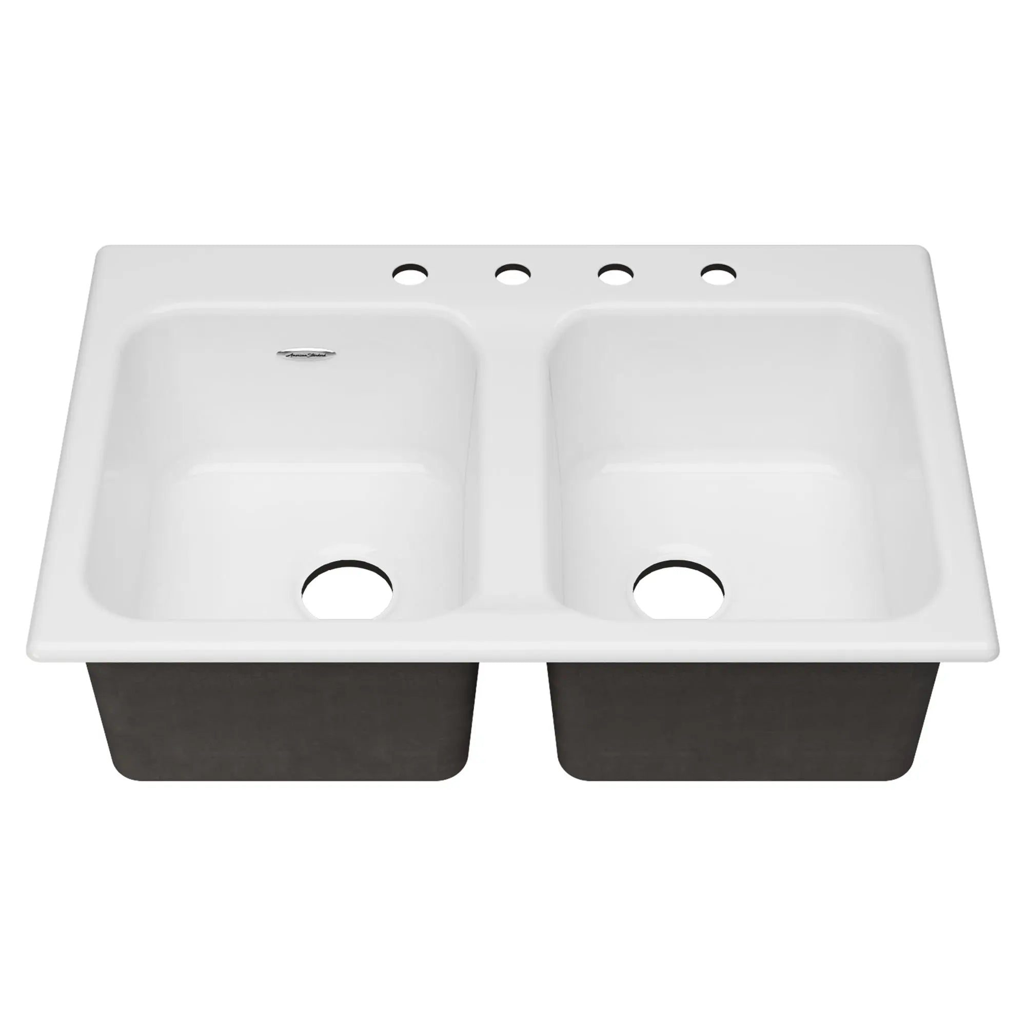 Quince 33 x 22-Inch Cast Iron 4-Hole Drop-In or Undercounter Double-Bowl Kitchen Sink // BRILLIANT WHITE // 62688_77DB33224308_1_0_CDNwebp.webp