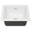 [77SB16180.308] Delancey 18 x 16-Inch Cast Iron Undermount Single-Bowl Kitchen Sink - Brilliant White