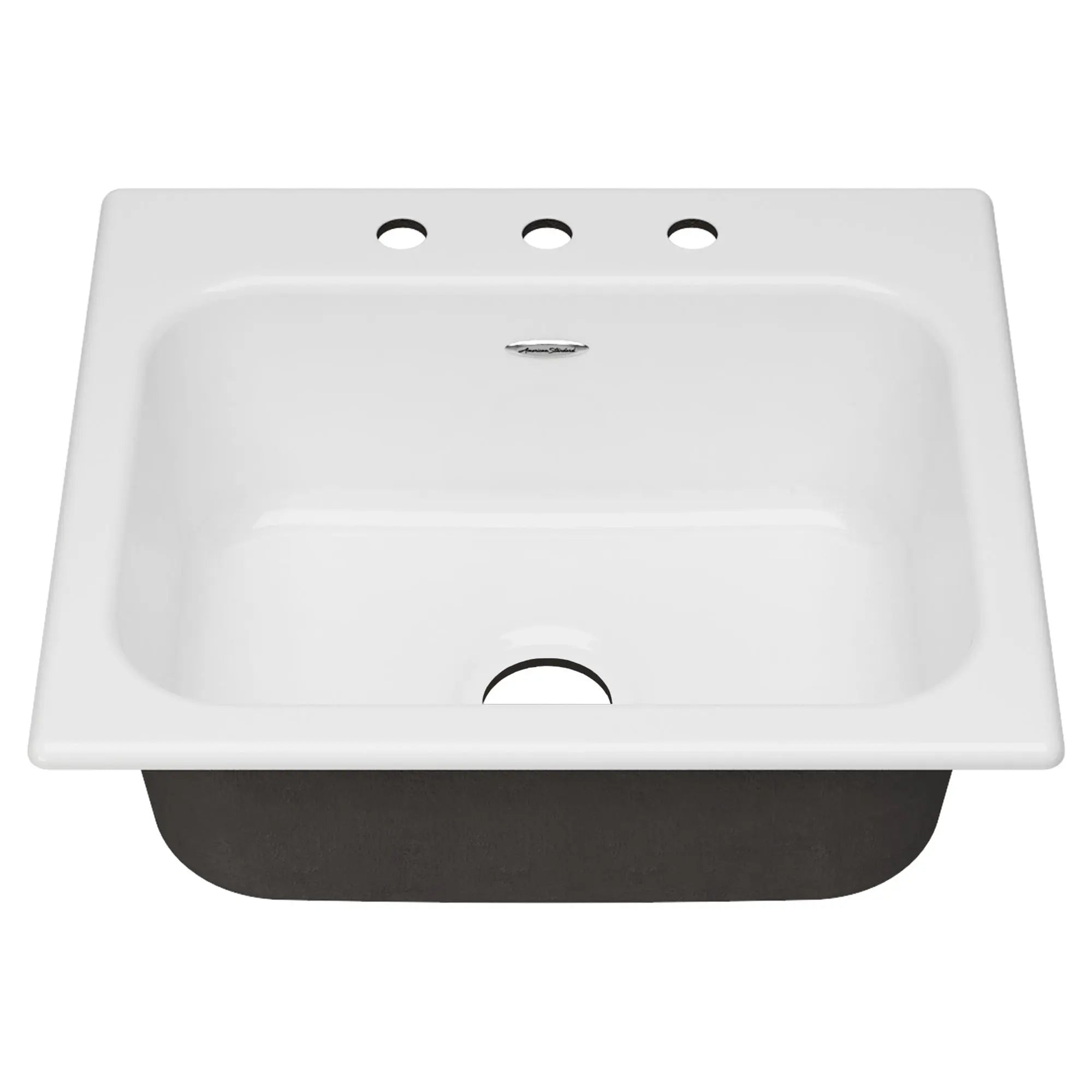 Quince 25 x 22-Inch Cast Iron 3-Hole Drop-In Single-Bowl Kitchen Sink // BRILLIANT WHITE // 62706_77SB25223308_1_0_CDNwebp.webp