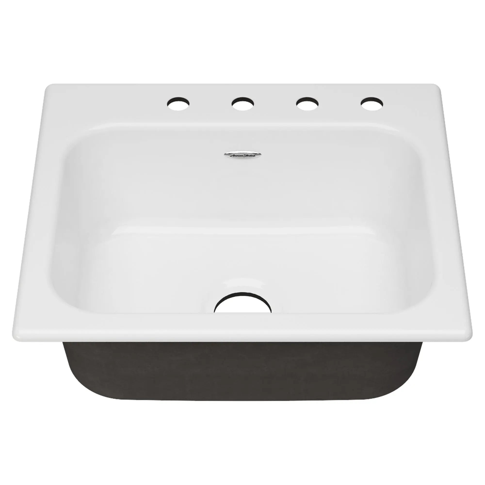 Quince 25 x 22-Inch Cast Iron 4-Hole Drop-In Single-Bowl Kitchen Sink // BRILLIANT WHITE // 62717_77SB25224308_1_0_CDNwebp.webp