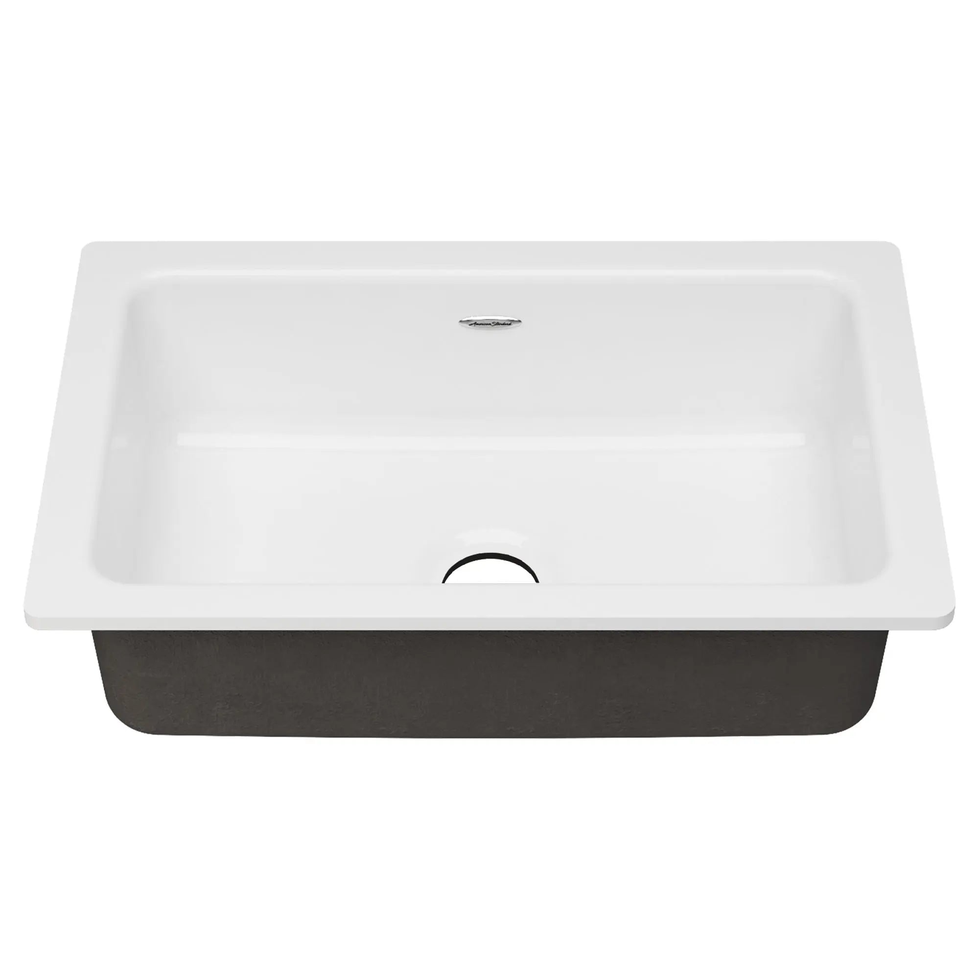 [77SB30190.308] Delancey 30 x 19-Inch Cast Iron Undermount Single-Bowl Kitchen Sink - Brilliant White
