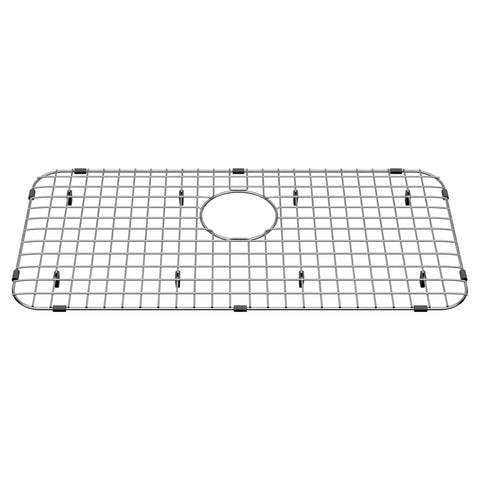Delancey 33-Inch Single Bowl Apron Front Kitchen Sink Grid
