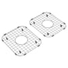 [8419000.075] Delancey 33 x 22-Inch Double Bowl Apron Front Kitchen Sink Grid – Pack of 2 - Stainless Steel