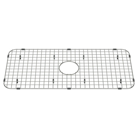 Delancey 36-Inch Single Bowl Apron Front Kitchen Sink Grid