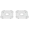 [8431000.075] Delancey 36-Inch Double Bowl Apron Front Kitchen Sink Grid – Pack of 2 - Stainless Steel