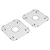 [8431000.075] Delancey 36-Inch Double Bowl Apron Front Kitchen Sink Grid – Pack of 2 - Stainless Steel