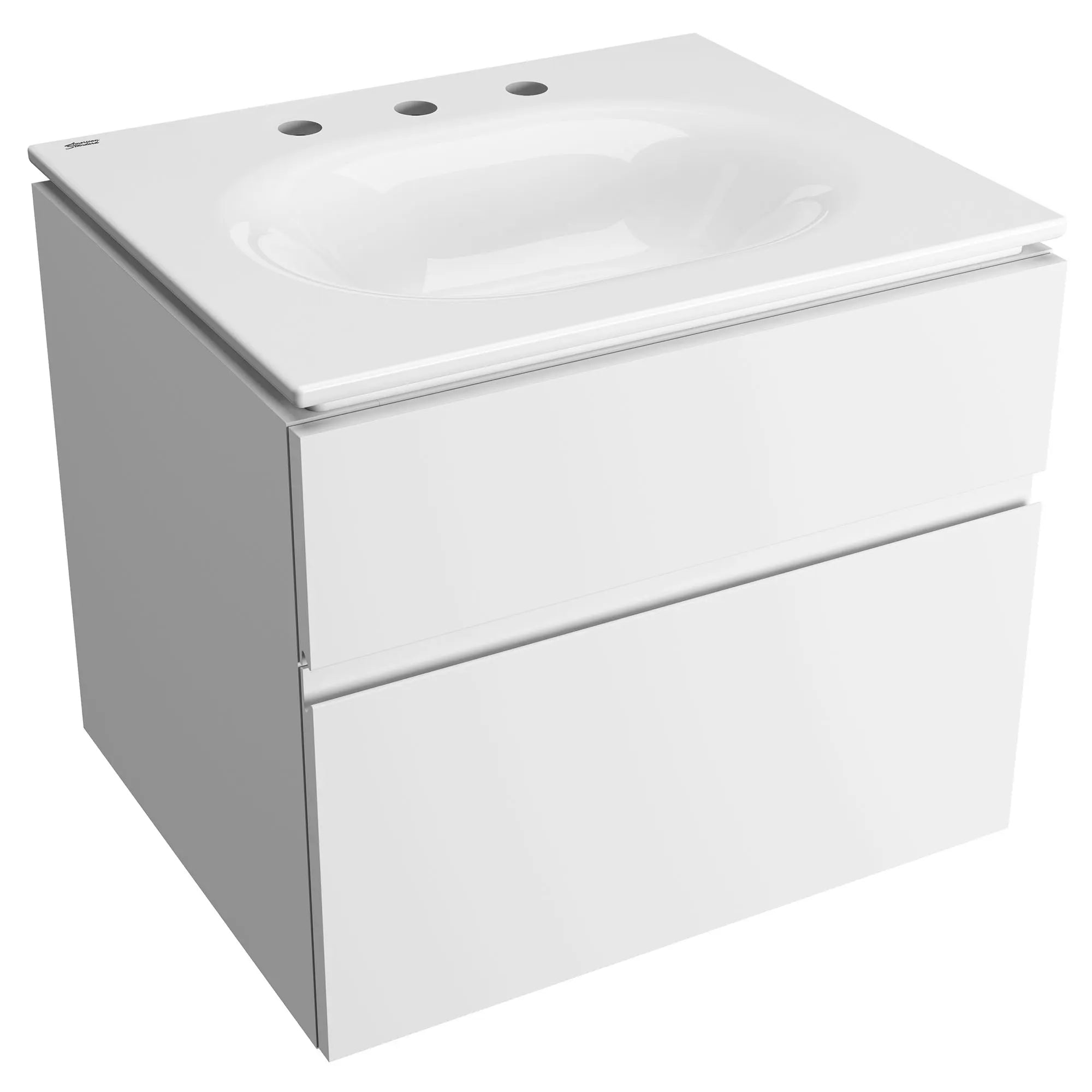 Studio S 24-Inch Vitreous China Vanity Sink Top 8-Inch Centers - Thumbnail 4