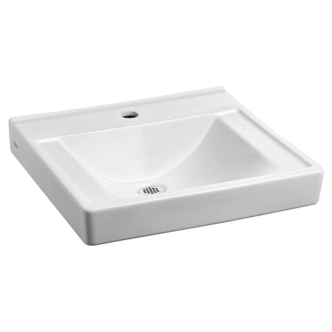 Decorum® Wall-Hung EverClean® Sink Less Overflow With Center Hole Only
