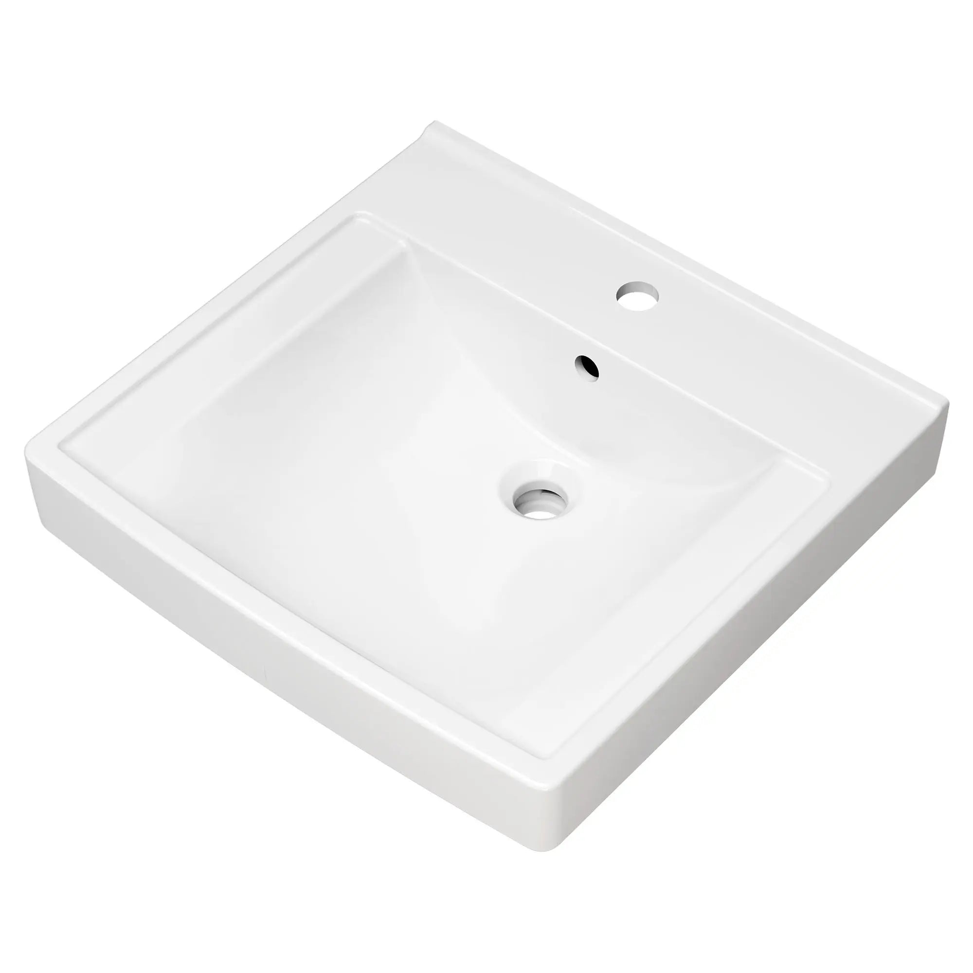 Decorum® 21 x 20-1/4-Inch (533 x 514 mm) Wall-Hung EverClean® Sink With Center Hole Only // WHITE // 64246_9134001EC020_2_0_CDNwebp.webp