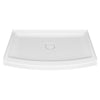 Elevate 48x30-inch Curved Shower Base with Center Drain Outlet // ARCTIC // 64729_A8015TCO011_CDNwebp.webp