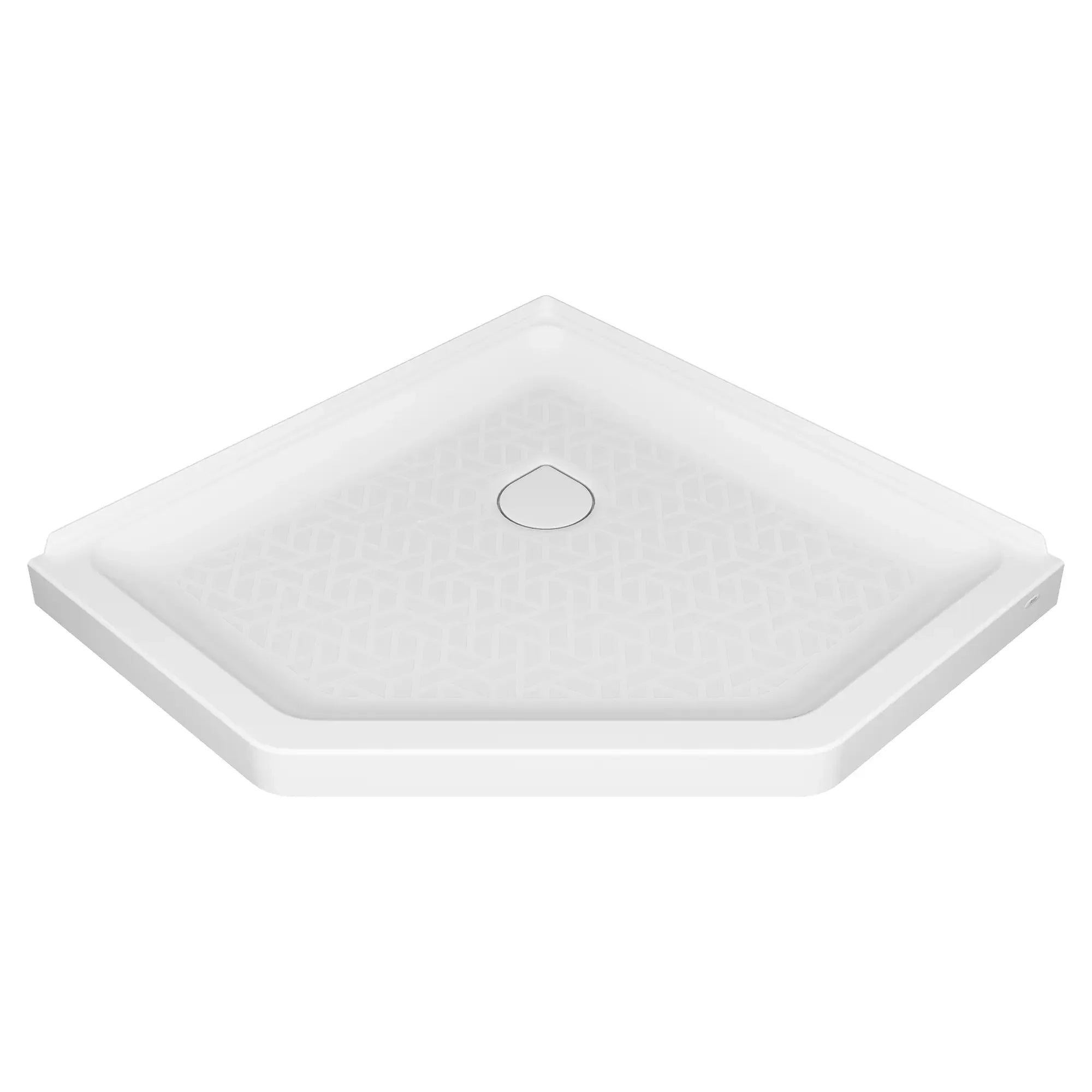 Elevate 38-inch Neo-Angle Base with Center Drain Outlet // ARCTIC // 64794_A8017TCO011_CDNwebp.webp