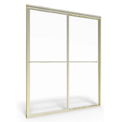 Prestige 68-Inch High Framed Sliding Shower Door // BRUSHED NICKEL // 64977_AM00729400006_CDNwebp.webp