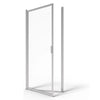 [AM00801400.213] Prestige 63-1/2-Inch Height Framed Swing Shower Door - Silver Shine