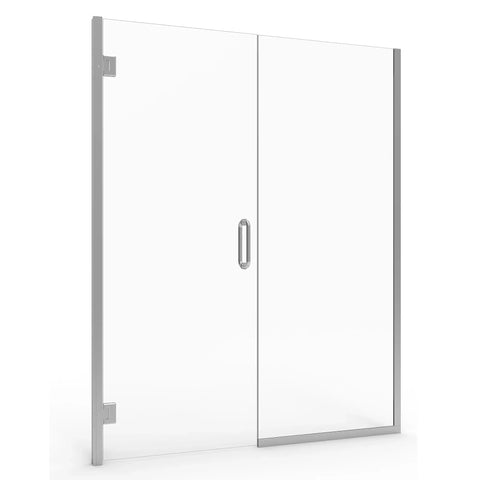 60 x 72-Inch Height Frameless Shower Door With Panel