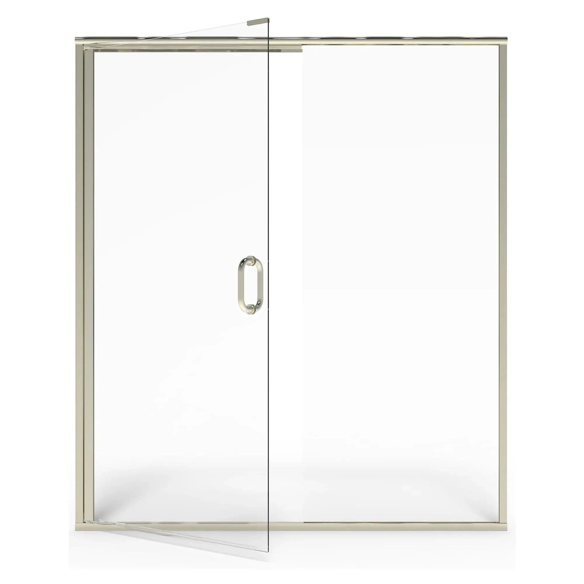 48 x 76-Inch Height Semi-Frameless Swing Door With Panel // BRUSHED NICKEL // 65113_AM00817400.006_CDNwebp.webp