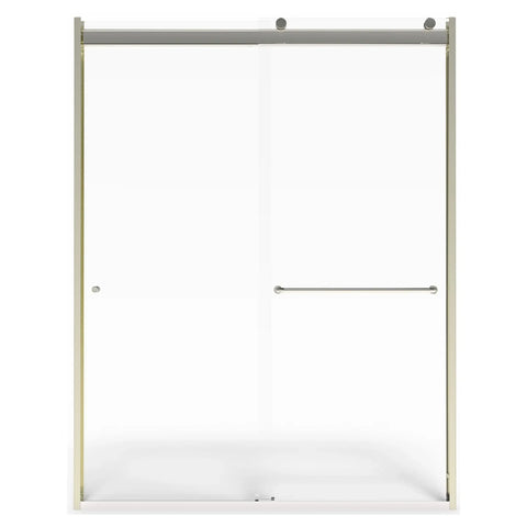 60 x 70-Inch Height Semi-Frameless Top-Roller Sliding Shower Door