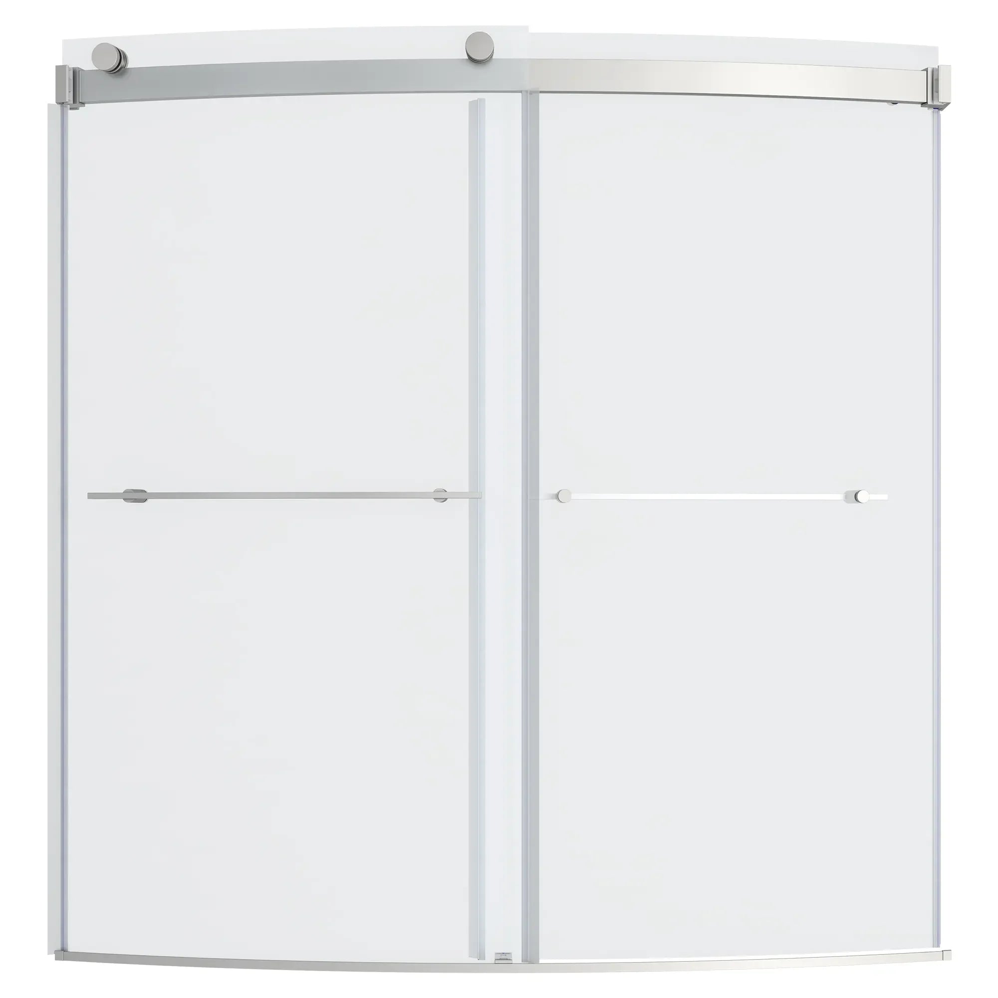 Elevate 60 In. x 60 In. Curved Barn-Style Tub Door //   BRUSHED NICKEL // 65224_AM00837400295_CDNwebp.webp
