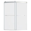 Elevate Frameless 60x72-inch Top-Roller Curved Sliding Shower Door //   BRUSHED NICKEL // 65256_AM00838400295_CDNwebp.webp