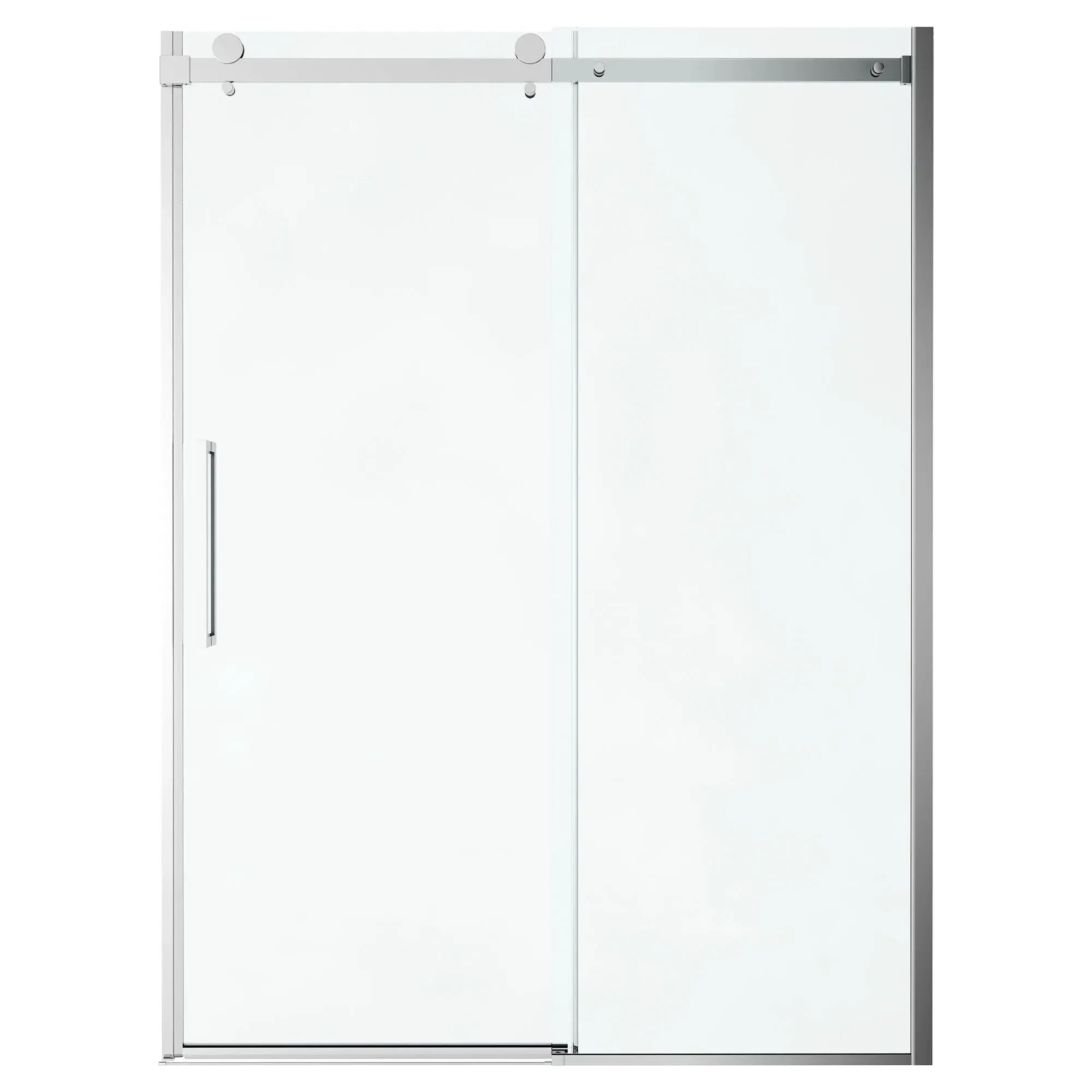 Passage 72-Inch High Semi-Frameless Top-Roller Sliding Shower Door // SILVER SHINE // 65408_AM801703400213_CDNwebp.webp