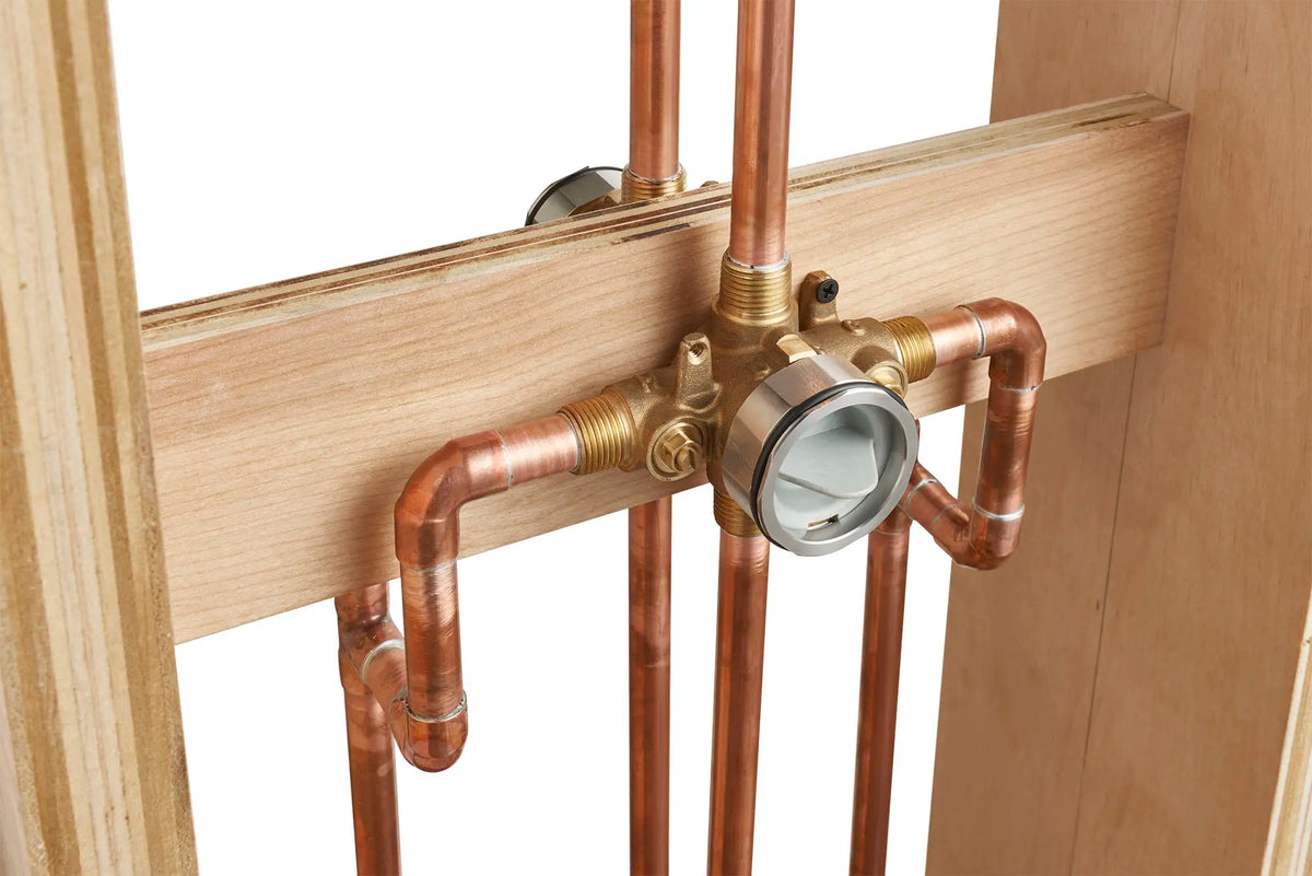 Shower Faucet Rough In Flash® Shower Rough-In Valve With Universal Inlets/Outlets With Screwd
