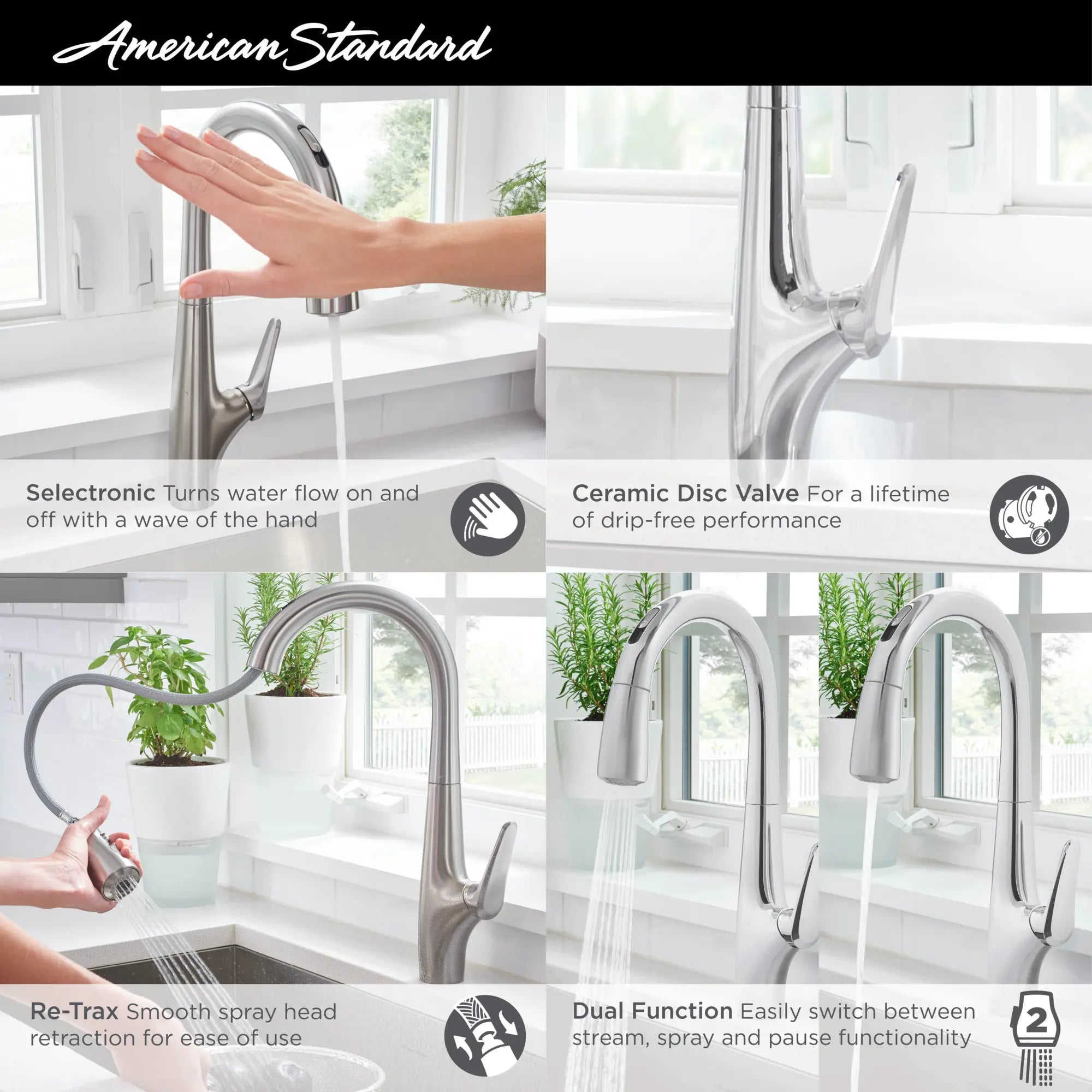 Avery® Touchless Single-Handle Pull-Down Dual Spray Kitchen Faucet 1.5 gpm/5.7 L/min // POLISHED CHROME // 67014_AS_Avery_Kitchen_Faucets_4901380_Infographics_4_0_CDNwebp.webp