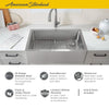 [1180SB3620SS.075] Avery® 36 x 20-Inch Stainless Steel Undermount or Flush Mount Single Bowl Apron Front Kitchen Sink - Stainless Steel