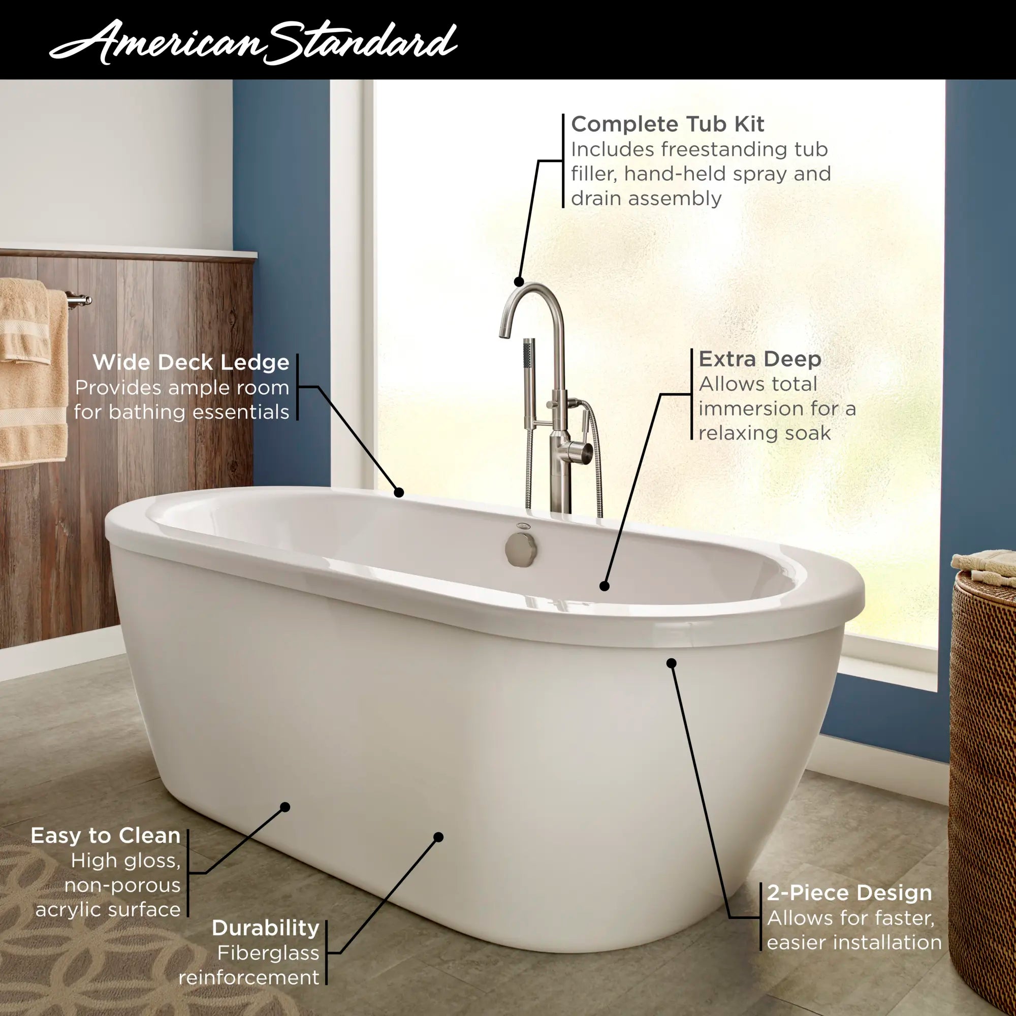 Cadet® 66 x 32-Inch Freestanding Bathtub With Brushed Nickel Finish Filler and Drain Kit // ARCTIC // 67081_2019_AS_Cadet_FST_2764014M202_Info_F1_0_CDNwebp.webp