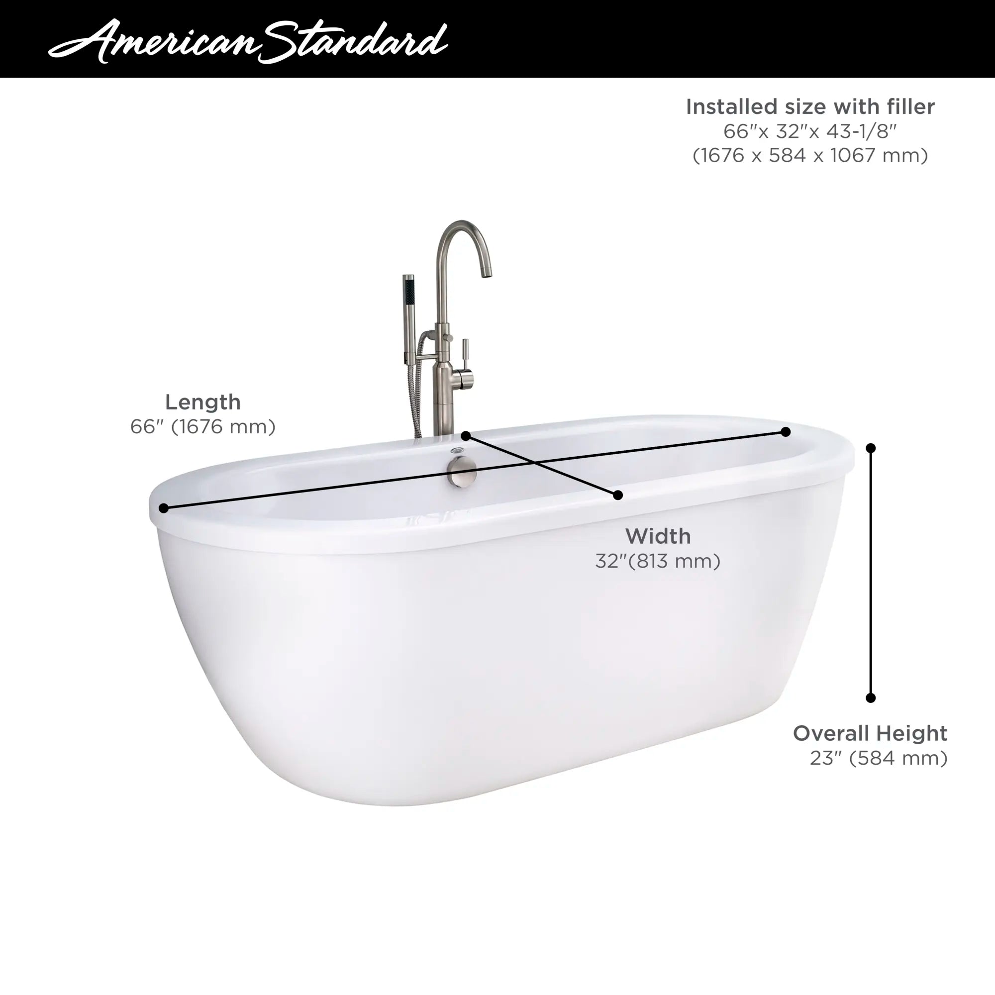 Cadet® 66 x 32-Inch Freestanding Bathtub With Brushed Nickel Finish Filler and Drain Kit // ARCTIC // 67084_2019_AS_Cadet_FST_2764014M202_Info_F3_0_CDNwebp.webp