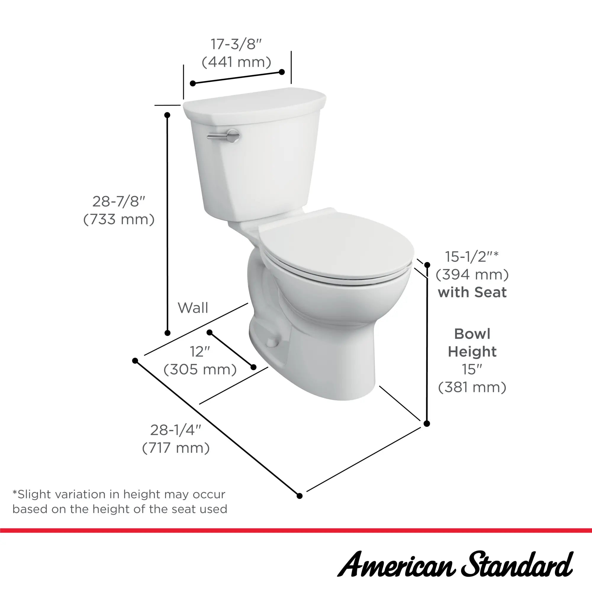 Cadet® PRO Two-Piece 1.6 gpf/6.0 Lpf Standard Height Round Front Toilet Less Seat // WHITE // 67106_Cadet_Infographic_215DA004_215DA104_0001_SEPT2025_1_CDNwebp.webp
