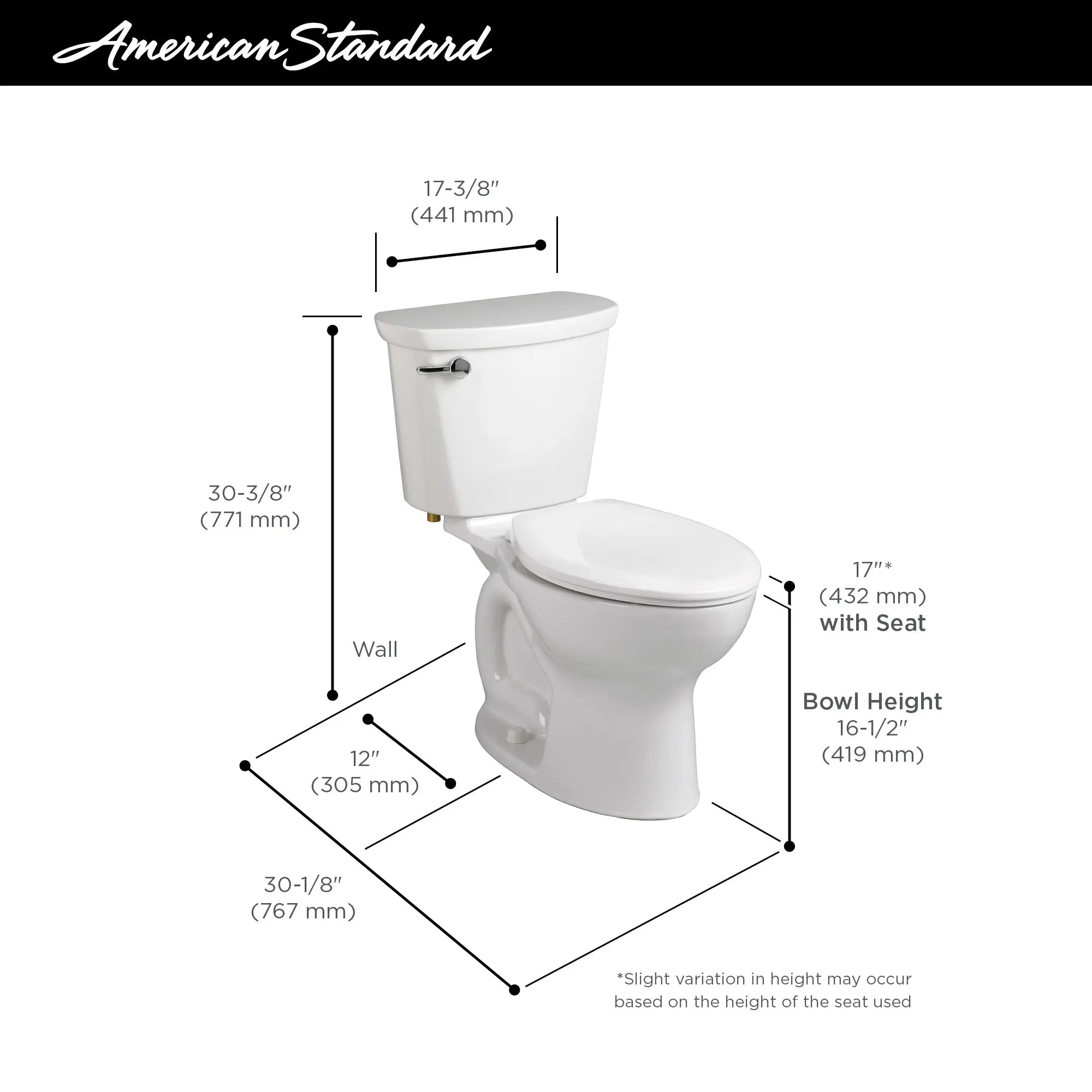 Cadet® PRO Two-Piece 1.28 gpf/4.8 Lpf Chair Height Elongated Toilet Less Seat // WHITE // 67116_AS_Cadet_PRO_Toilet_215AA104_Info_3_0_CDNwebp.webp