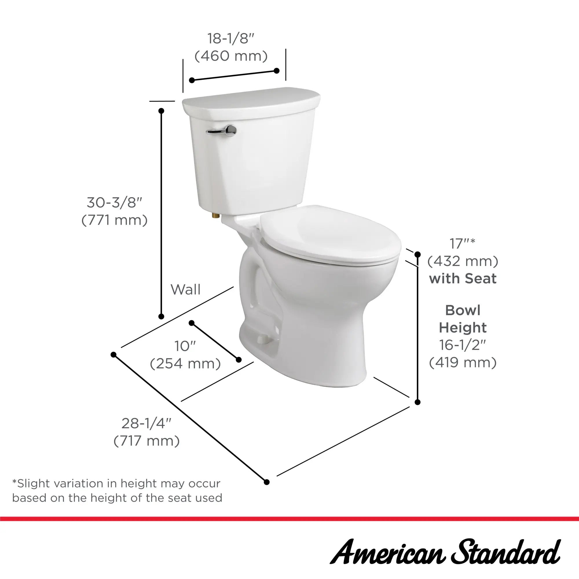 Cadet® PRO Two-Piece 1.28 gpf/4.8 Lpf Chair Height Elongated 10-Inch Rough Toilet Less Seat // WHITE // 67131_Cadet_Infographic_215AB104_0001_JUL2025_1_CDNwebp.webp
