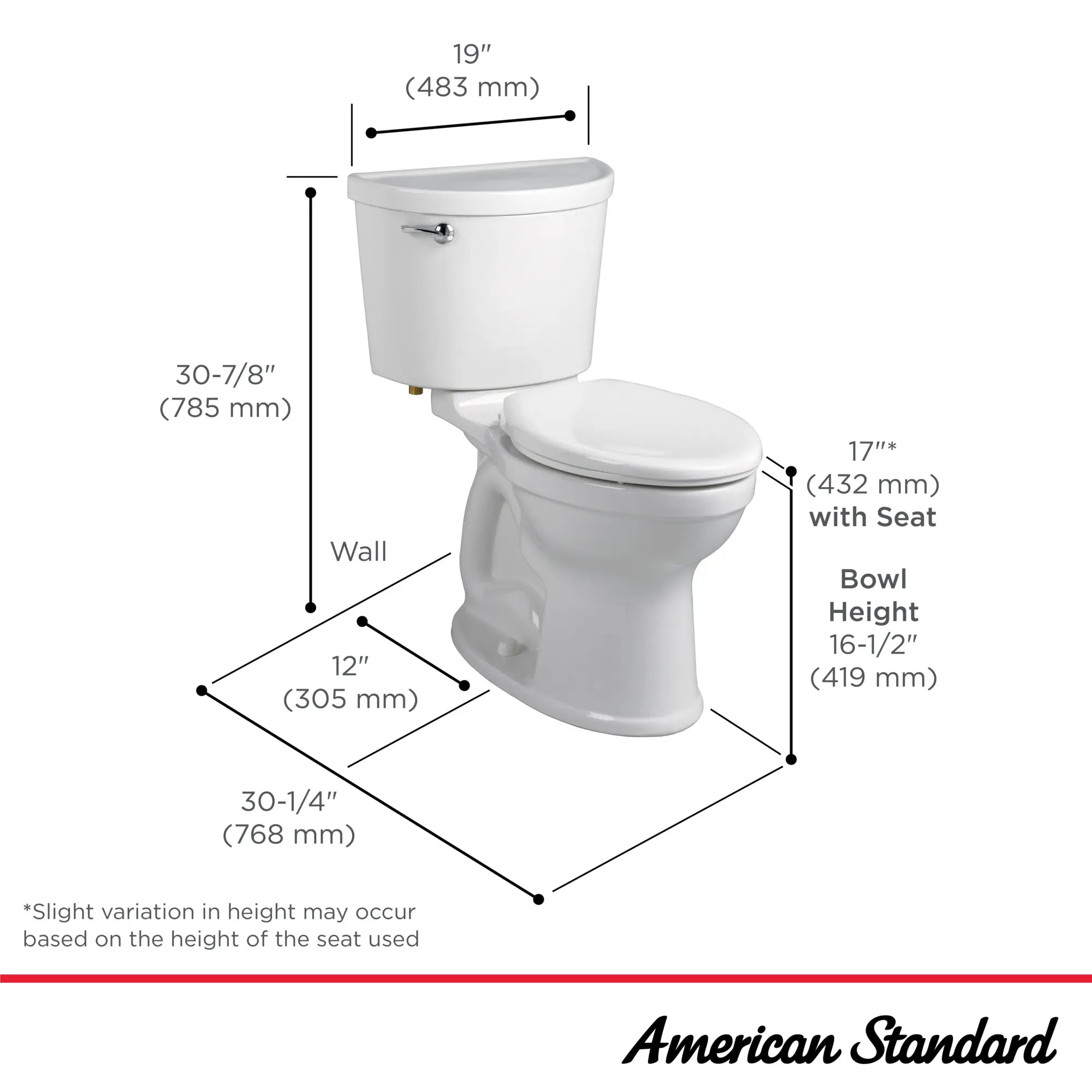 Champion® PRO Two-Piece 1.6 gpf/6.0 Lpf Chair Height Elongated Toilet Less Seat // WHITE // 67222_Champion_Infographic_211AA004_211AA104_0001_SEPT2025_1_CDNwebp.webp